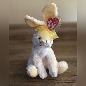 New Ty Beanie Babies 6" Easter Bunny "Carrots" 2001 Mint Condition & Tag Cover